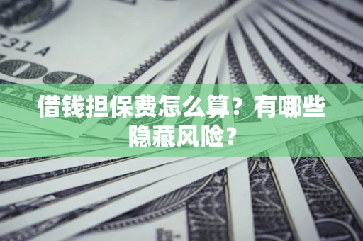 北京借钱担保费怎么算？有哪些隐藏风险？