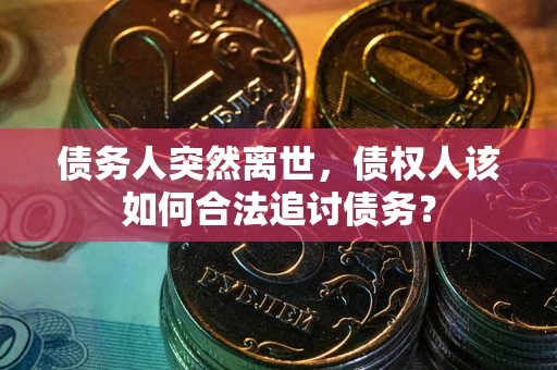 北京债务人突然离世，债权人该如何合法追讨债务？