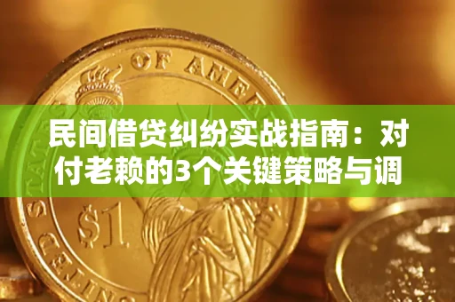 北京民间借贷纠纷实战指南：对付老赖的3个关键策略与调解盲区解析