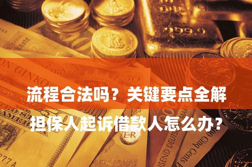 北京

担保人起诉借款人怎么办？流程合法吗？关键要点全解析