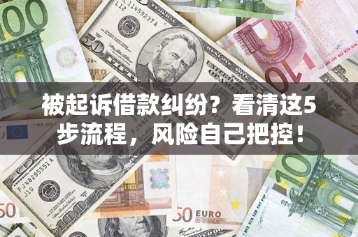 北京被起诉借款纠纷？看清这5步流程，风险自己把控！